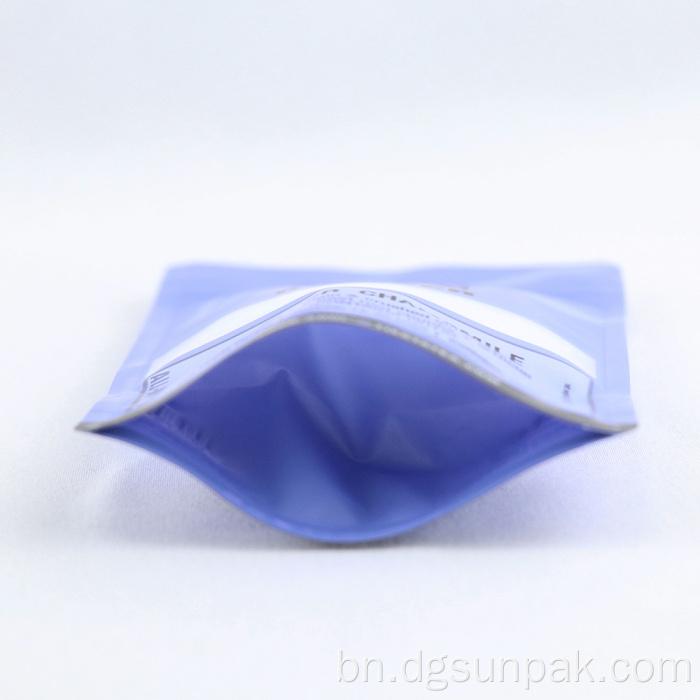 কাস্টম মুদ্রিত প্লাস্টিকের প্যাকেজিং মাইলার স্ট্যান্ডআপ পাউচ